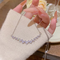 Elegant Minimal Crystal Necklace