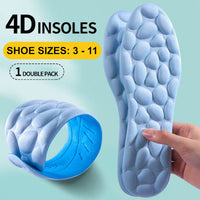 EMS Foot Massage Pad with Choice of 4D Memory Foam Insoles