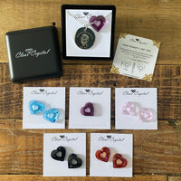 Queen Elizabeth II Remembrance Necklace with “Miss U Heart” Crystal