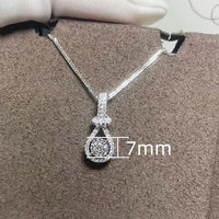Crystal Teardrop Knot Pendant