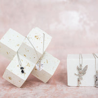 Cat Necklace with Crystals