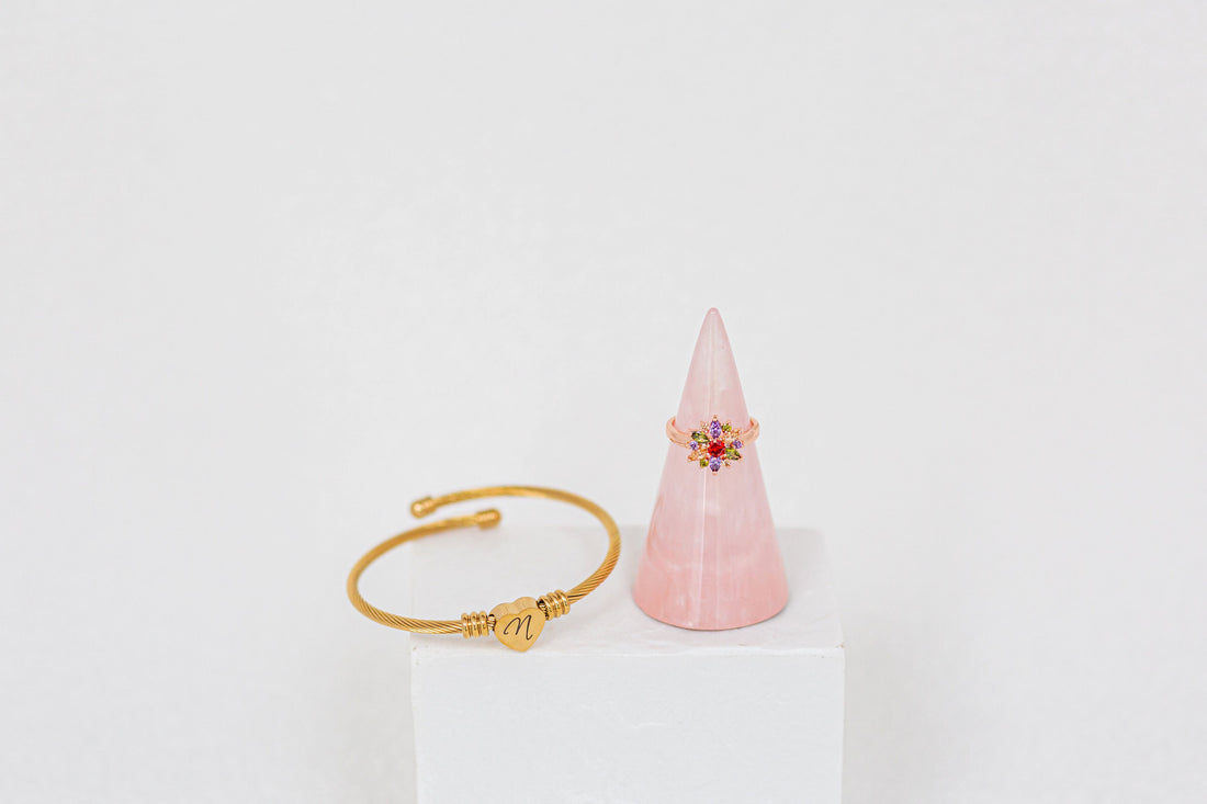 2.0 Carat Marquise & Brilliant Cut Simulated Sapphire Rhodium Plated Ring