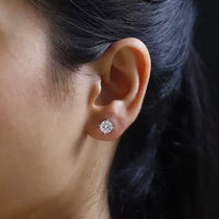 GRA Certified Moissanite Solitaire Set 925 Solid Silver KRKC Moissanite Necklace for Women, Gifts for Her, 2-3CT Lab-Grown Diamond Solitaire Pendant Necklace, White Gold S925 Sterling Silver Necklace for Christmas