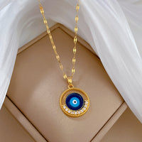 Gold Filled 18K Devils Eye Necklace