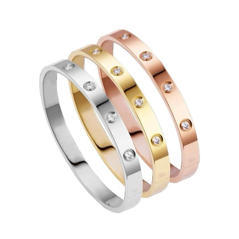 Conditional Love Bracelet in Gold, Silver & Rose