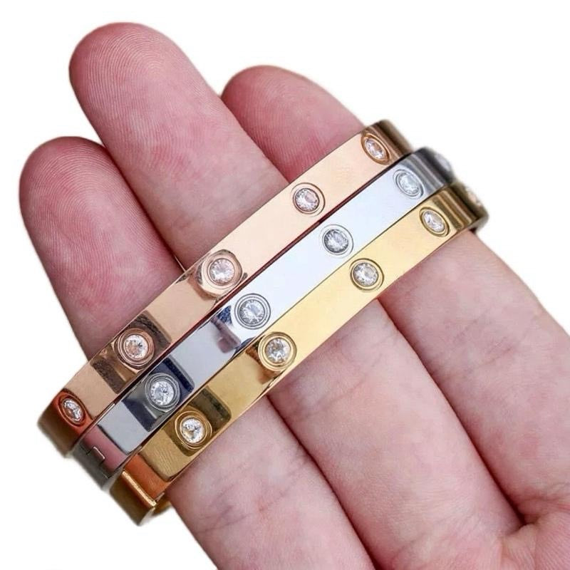 Conditional Love Bracelet in Gold, Silver & Rose