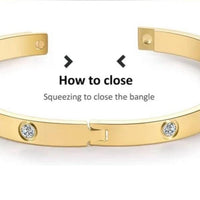 Conditional Love Bracelet in Gold, Silver & Rose