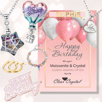 Moissanite & Crystal 24 piece Jewellery Box Set