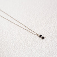 Cat Necklace with Crystals