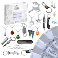 CHRISTMAS CRACKERS - Crystal Jewellery Gifts box of 6