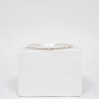 7CT Emerald Cut Lab-Created Sapphire Rhodium Plated Tennis Bracelet