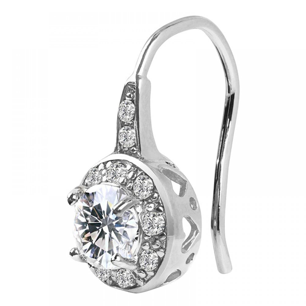 SOLITAIRE PENDANT & DROP EARRINGS SET MADE WITH THE WORLDS FINEST CRYSTALS