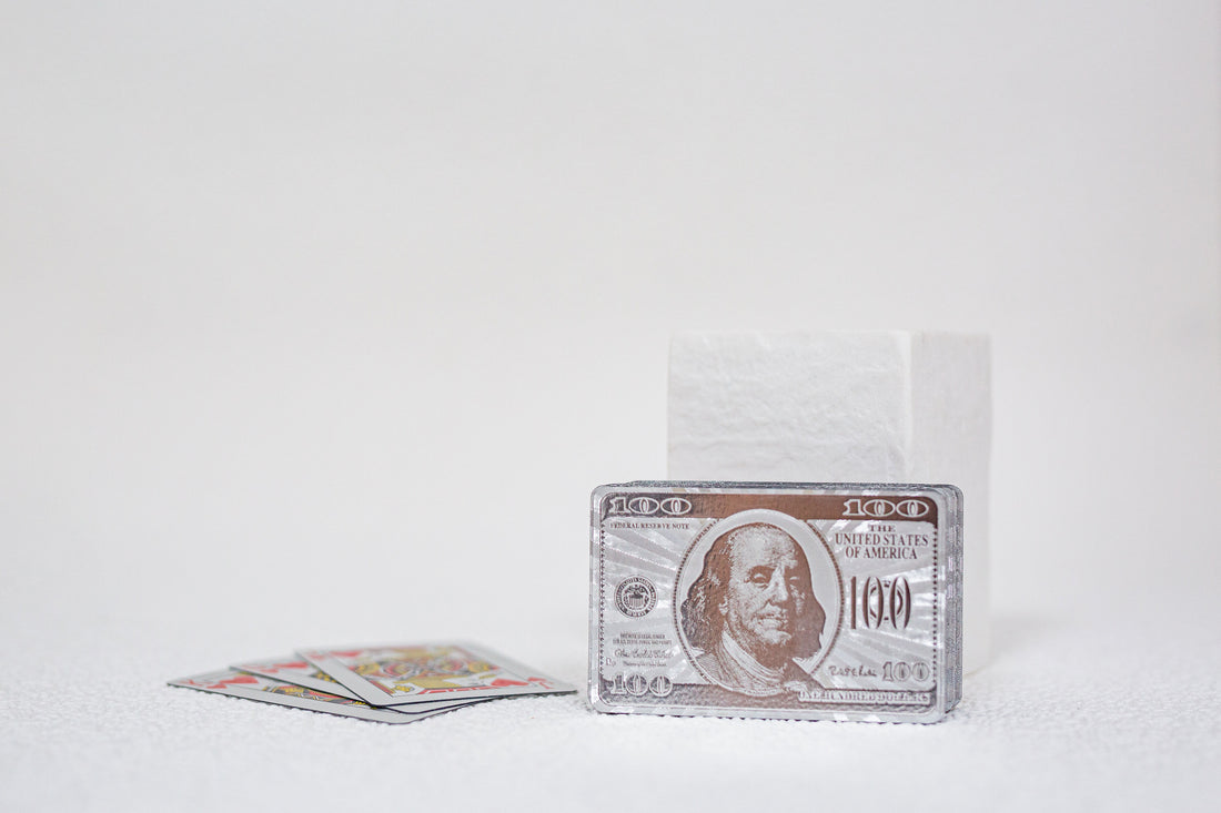 Silver Plated Playing Cards