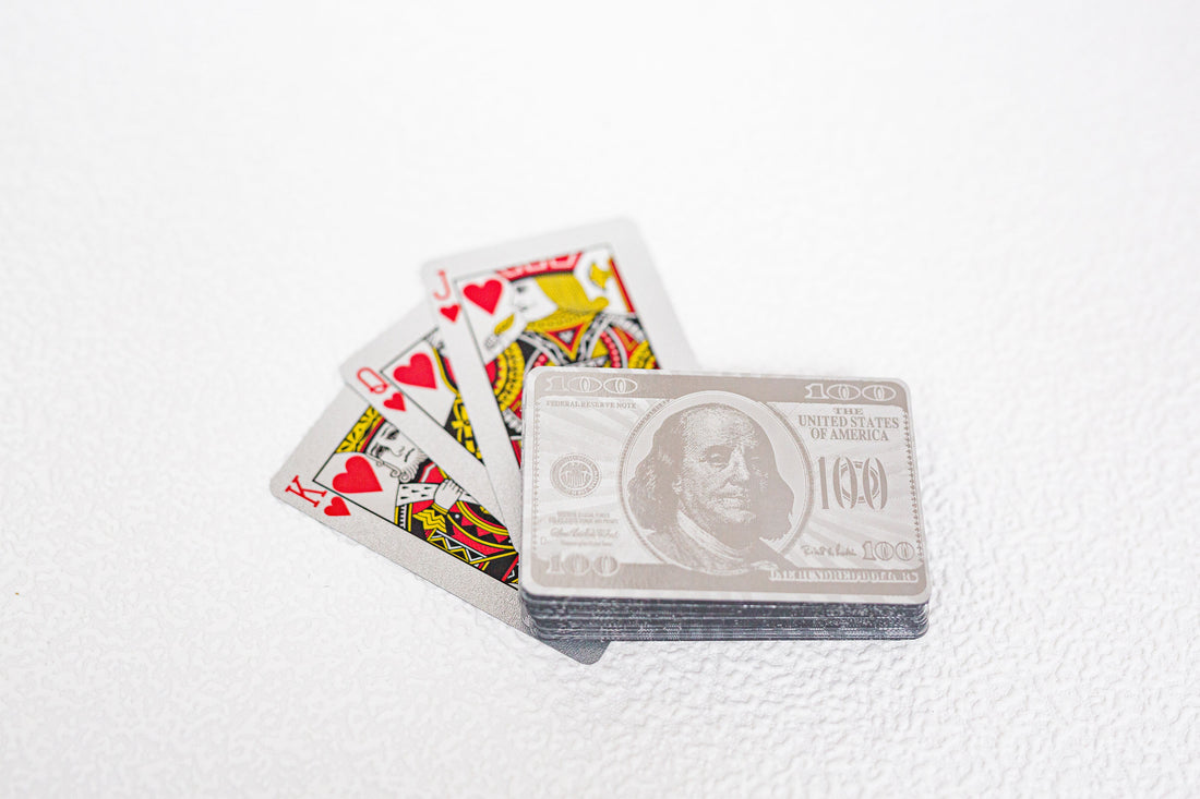 Silver Plated Playing Cards