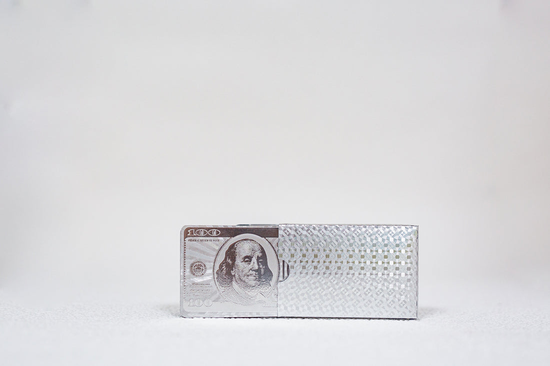 Silver Plated Playing Cards