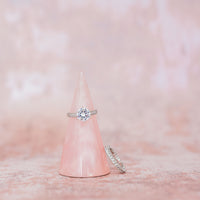 3.00CT Simulated Sapphire Rhodium Plated Eternity Band