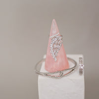 Infinity Crystal Bracelet Rhodium Plated