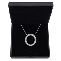 My Love for you has no end Pendant Made With Fine Austrian Crystals