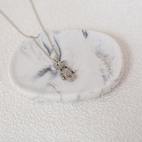 Crystal Encrusted Teddy Bear Pendant