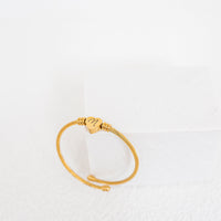 Heart Cable Initial Bracelet A-Z - 3 Colours Available