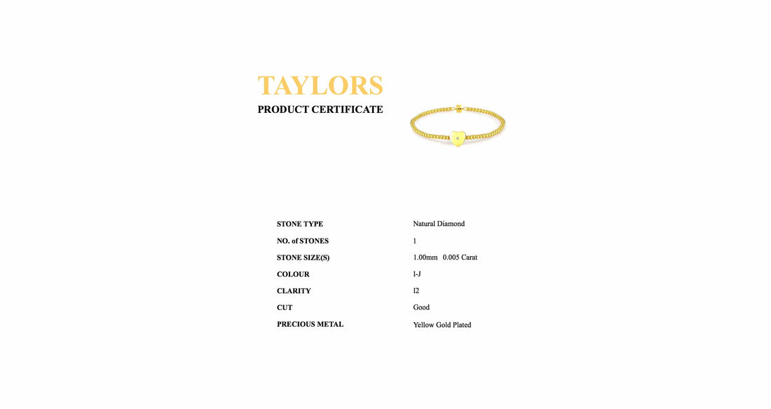 Natural Diamond Gold Plated Magnetic Clasp Bracelet