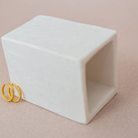 Diamanté & Yellow Gold Tone Hoop Earrings