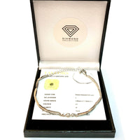 Natural Diamond Multilink Bracelet cttw 0.045