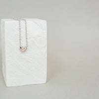 Natural Diamond Heart Pendant cttw 0.005
