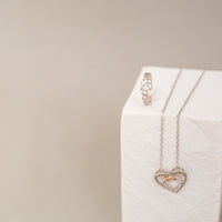 Infinity Love Necklace With Premium Crystals