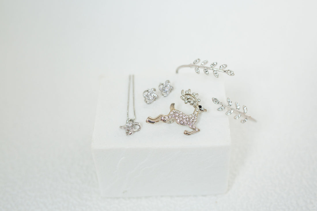 Reindeer Brooch Made With The Worlds Finest Crystals