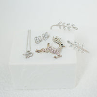 Reindeer Brooch Made With The Worlds Finest Crystals