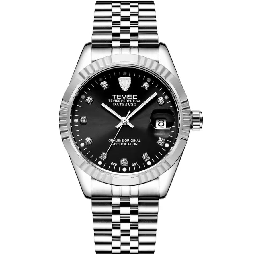 ROLEX Style Watch - Black Face