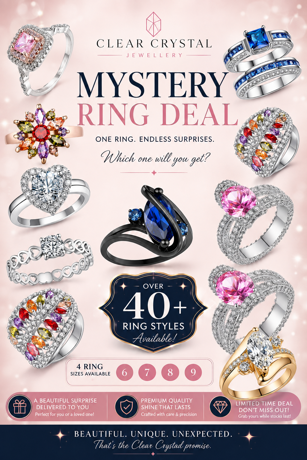 Mystery Crystal Ring
