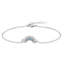 Sun & Moon Forever Best Friends Crystal Encrusted Silver & Gold Adjustable Bracelet Set