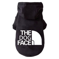 The Dog Face Hoodie for Small to Medium Dogs 3-11KG options available in 2 colours Pink or Black