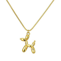 Gold Filled 18K 260q Balloon Dog Necklace