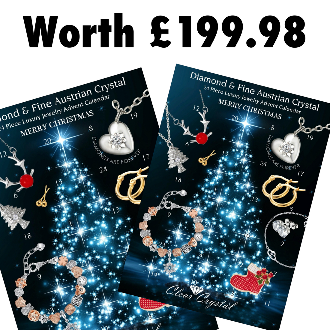 2 x 24 piece Jewellery Advent