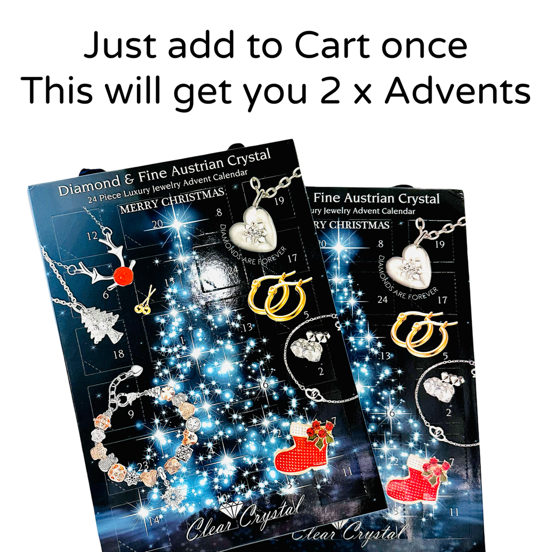 2 x 24 piece Jewellery Advent