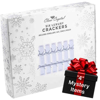 Clear Crystal Luxury Crackers with Mystery Jewellery Bundle