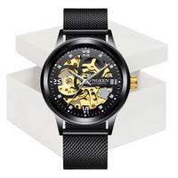 Automatic Skeleton Watch - Black