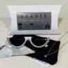 Beyonce Style Sunglasses with Crystals in Black or White Colour