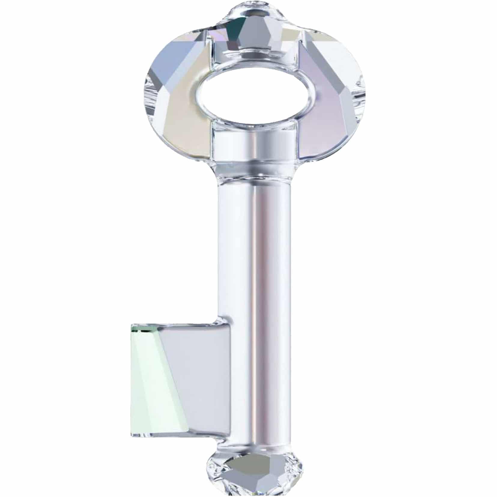 Crystal Key Pendant Designed by Yoko Ono – Clear Crystal