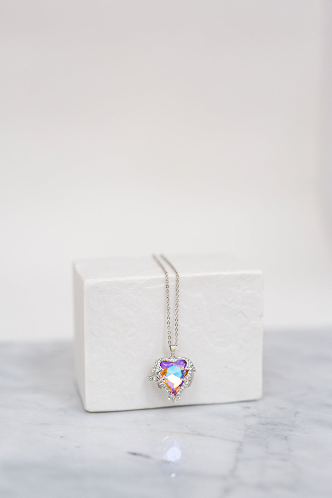 Magical Crystal Heart Necklace