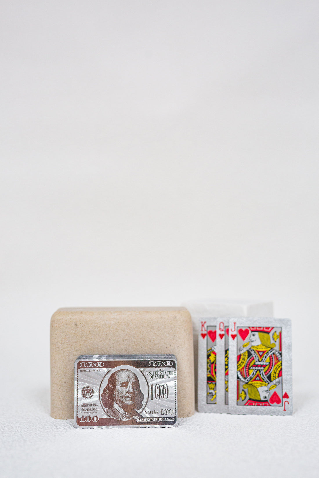 Silver Plated Playing Cards