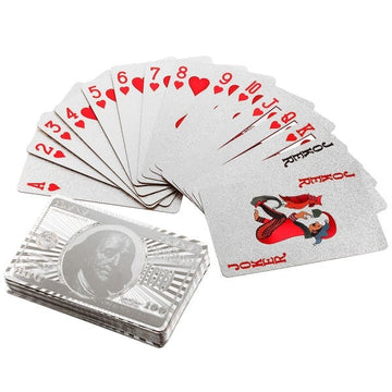 Silver Plated Playing Cards