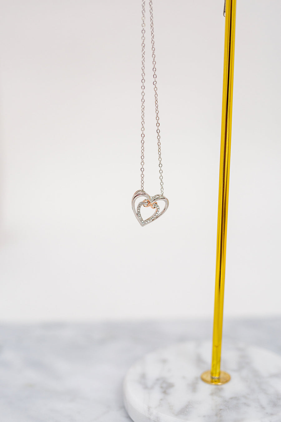 Infinity Love Necklace With Premium Crystals