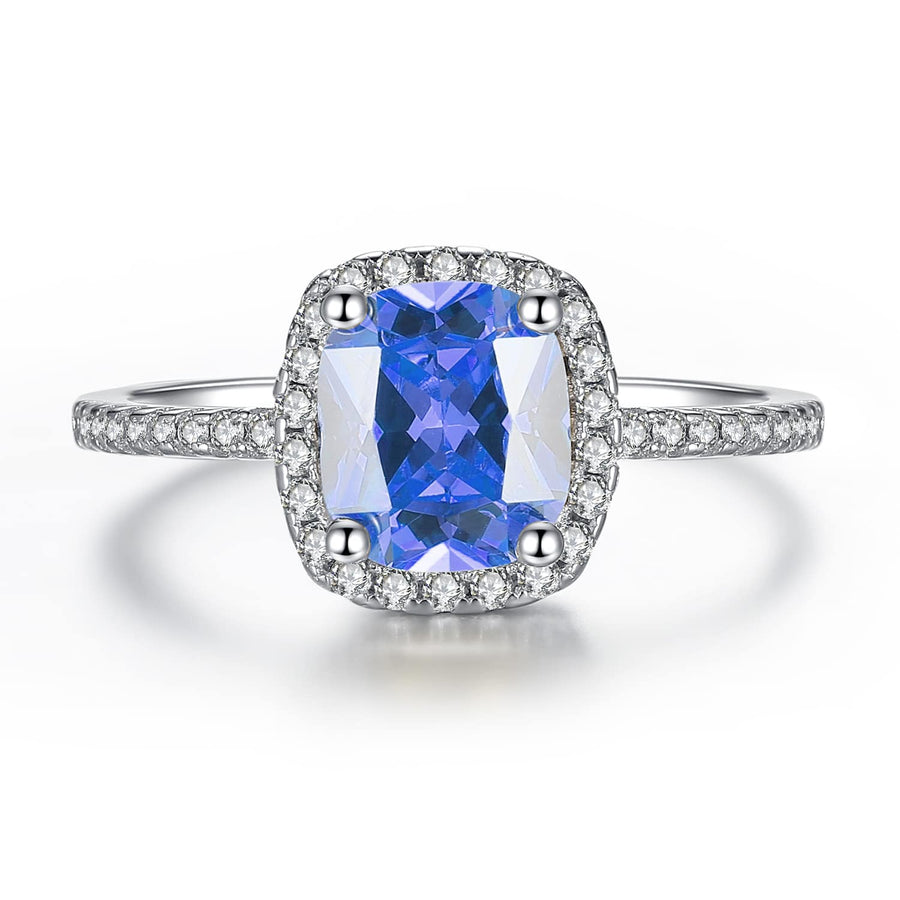 1.67 CTTW SIMULATED SAPPHIRE RING