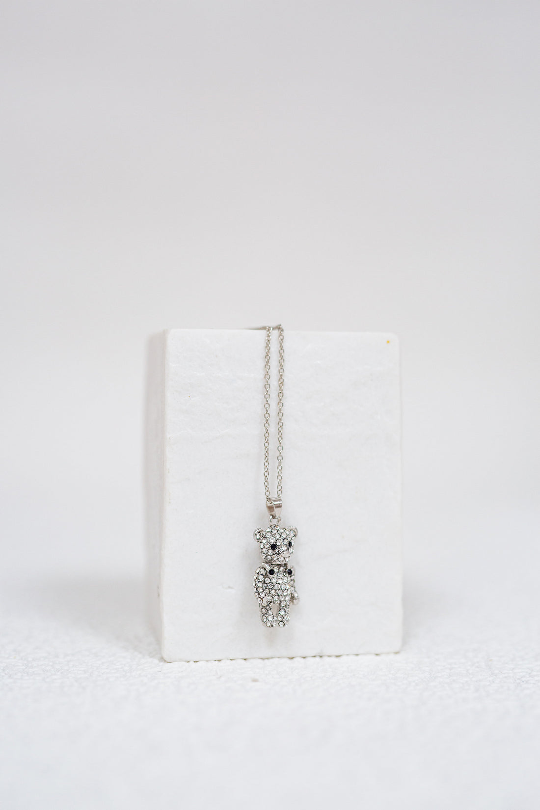 Crystal Encrusted Teddy Bear Pendant