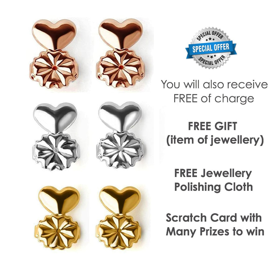 Bellaback Earring Lifters Multipack Options inc Solid 925