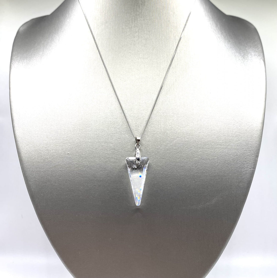 Fine Austrian Crystals Crystal Spike Pendant - Crystal
